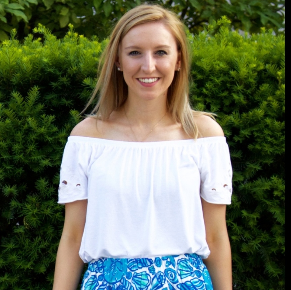 Old navy off the shoulder top with lace detailing